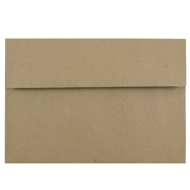 50 x DL Recycled Brown Kraft Envelopes 100% Recycled Premium Quality Peel N seal
